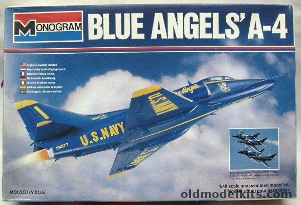 Monogram 1/48 Blue Angels A-4 - Skyhawk, 5422 plastic model kit